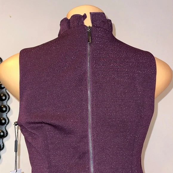 NWT SPARKLY CALVIN KLEIN DRESS SIZE 8P ELEGANT LOOKING WITH NECK SURROUNDING - Picture 11 of 16